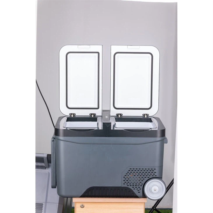 48qt Ikki zona 12 volt rv muzlatgich